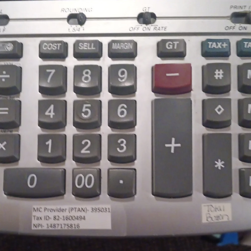 Canon MP11DX Silver Calculator